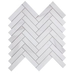 Herringbone White - marble tile